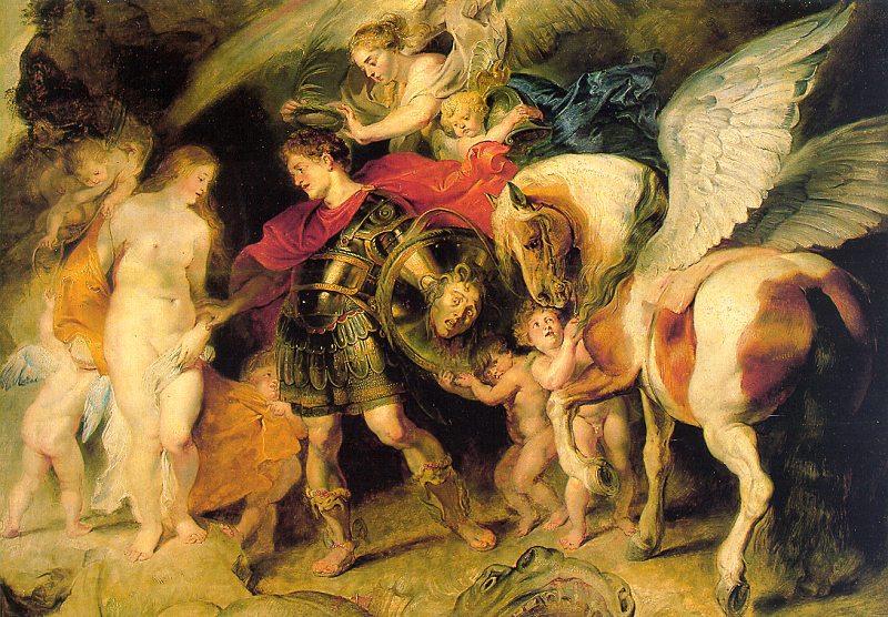 Peter Paul Rubens Perseus Liberating Andromeda Spain oil painting art